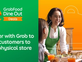 Tap on Grab to attract consumers to your outlet with Dine Out Deals